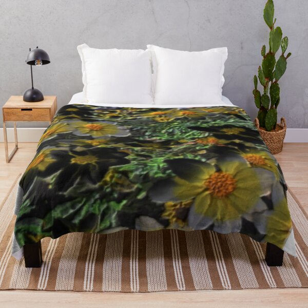 Item preview, flowerbed dark wax floral abstract design designed and sold by SmashingDeals.