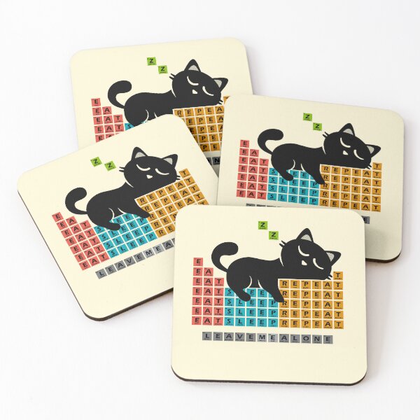 Item preview, Cat Periodic Table – Chemistry Cat Napping on Elements designed and sold by erion5k.