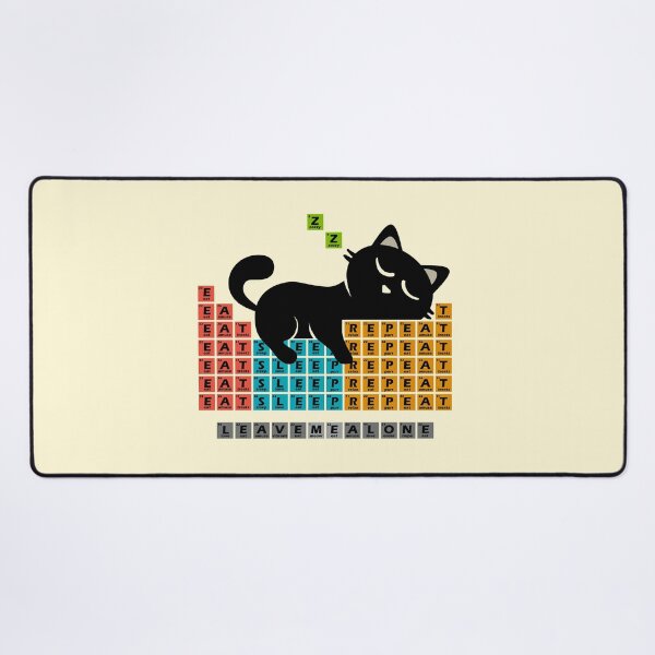 Item preview, Cat Periodic Table – Chemistry Cat Napping on Elements designed and sold by erion5k.