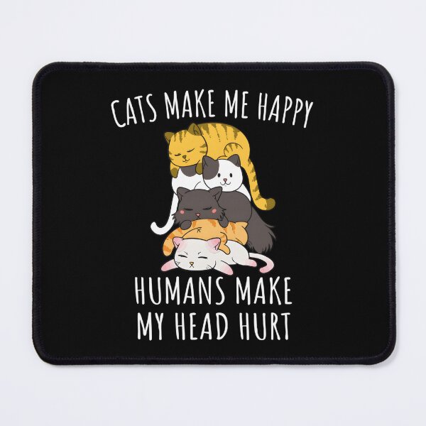 Item preview, Cats Make Me Happy Hus Make My Head Hurt designed and sold by neyvrvdpez49.