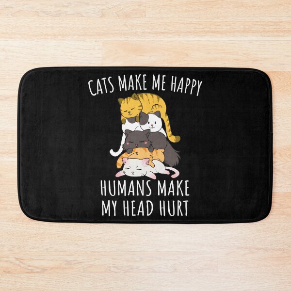 Item preview, Cats Make Me Happy Hus Make My Head Hurt designed and sold by neyvrvdpez49.