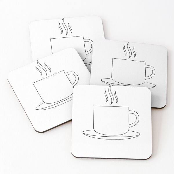 Item preview, Minimalist Coffee Cup Line Art Illustration designed and sold by LuxeGraphix.