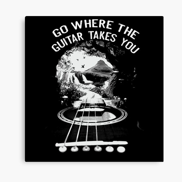 Item preview, Go Where The Guitar Takes You (Version 3) designed and sold by mebyme.