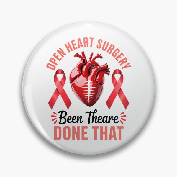 Item preview, Heart Disease Awareness Open Heart Surgery designed and sold by Sunset4Bones.