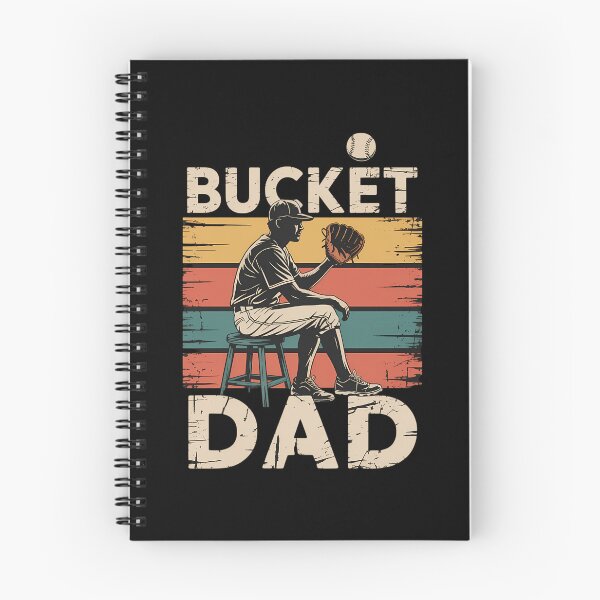 Item preview, Bucket Dad Softball Dad Baseball Funny Coach Father's Day designed and sold by Sunset4Bones.