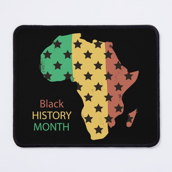 Item preview, Black History Month – Pan-African Africa Map with Stars Design designed and sold by Dragonfly-10.