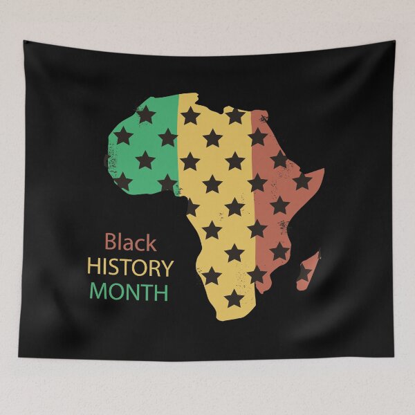Item preview, Black Histoy Flag designed and sold by Dragonfly-10.