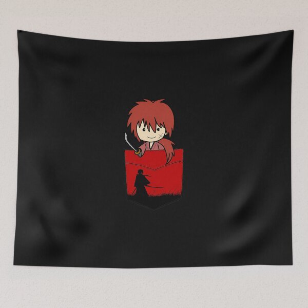 Item preview, Rurouni-Kenshin-Himura-Samurai-X-Pouchie-Shirt designed and sold by UB9qtaCFyBo.