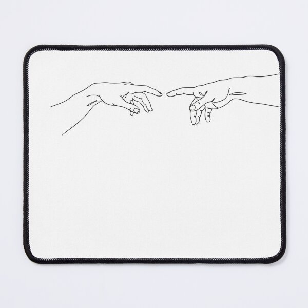 Item preview, Minimalist Line Art Hands Almost Touching Illustration designed and sold by LuxeGraphix.