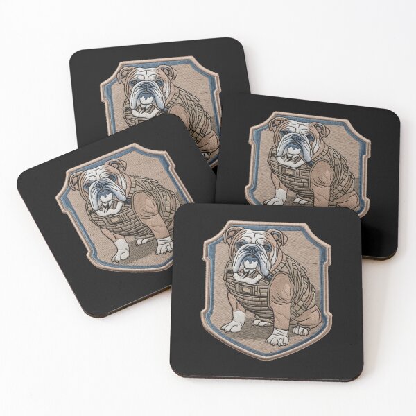 Item preview, Bulldog Patch Embroidery Fabric Stitched Patch designed and sold by HappyPatchClub.