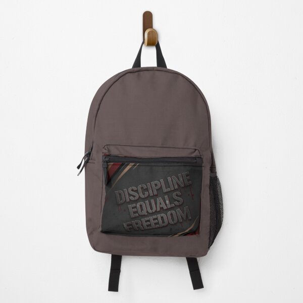 Item preview, Discipline Equals Freedom Motivational Quote designed and sold by Wizdem Artworkz.