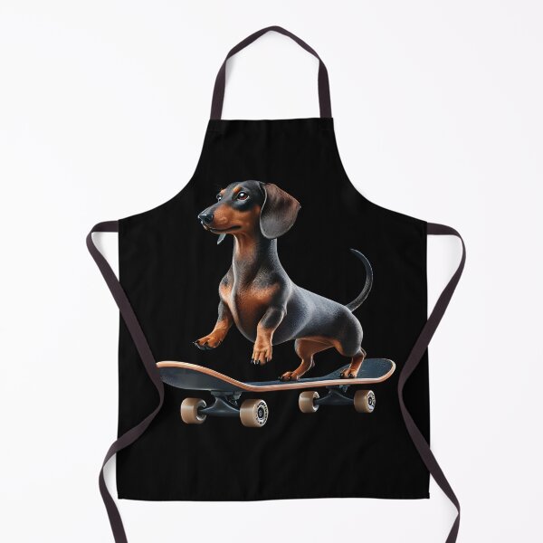 Item preview, Dachshund Riding a Skateboard Skateboarding Skater Fans designed and sold by Kimberley King Art King Art.
