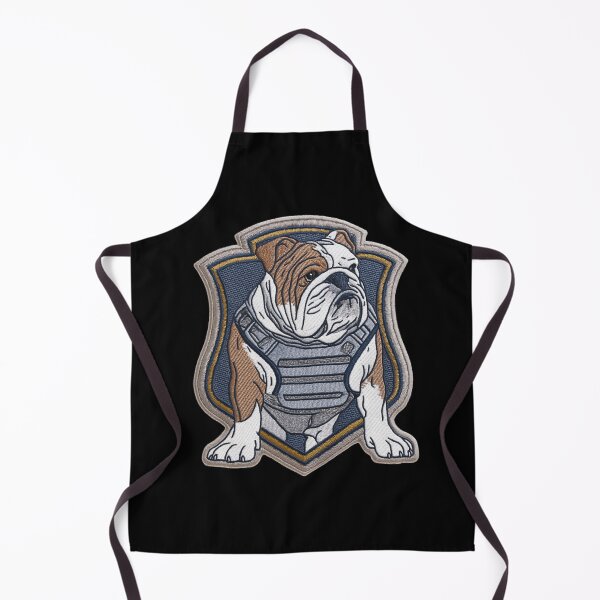 Item preview, Bulldog Patch Embroidery Fabric Stitched Patch designed and sold by HappyPatchClub.