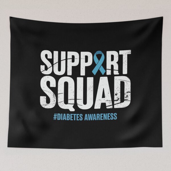 Item preview, Diabetes Awareness Warrior Support Squad designed and sold by Sunset4Bones.