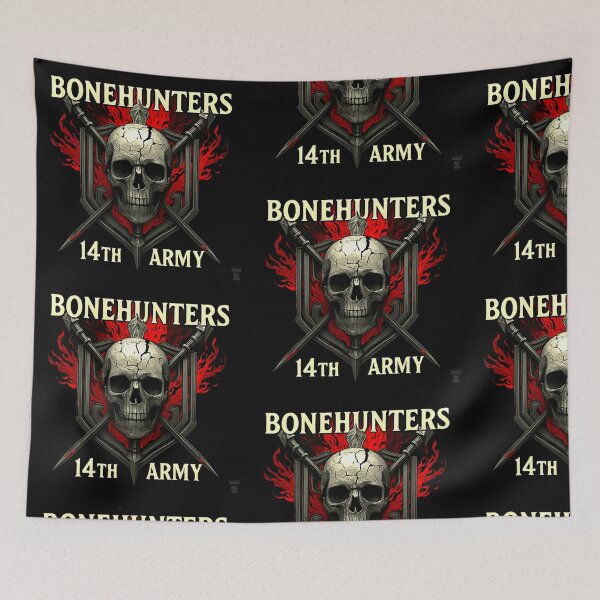 Item preview, Bonehunters Emblem – Malazan 14th Army Military Crest v5 designed and sold by Tshirts1980.