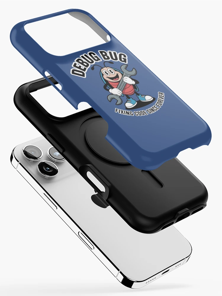 Thumbnail 2 of 4, iPhone Case, Programmer Life Coding Humor - Debugging Bug designed and sold by Walter-Jrr.