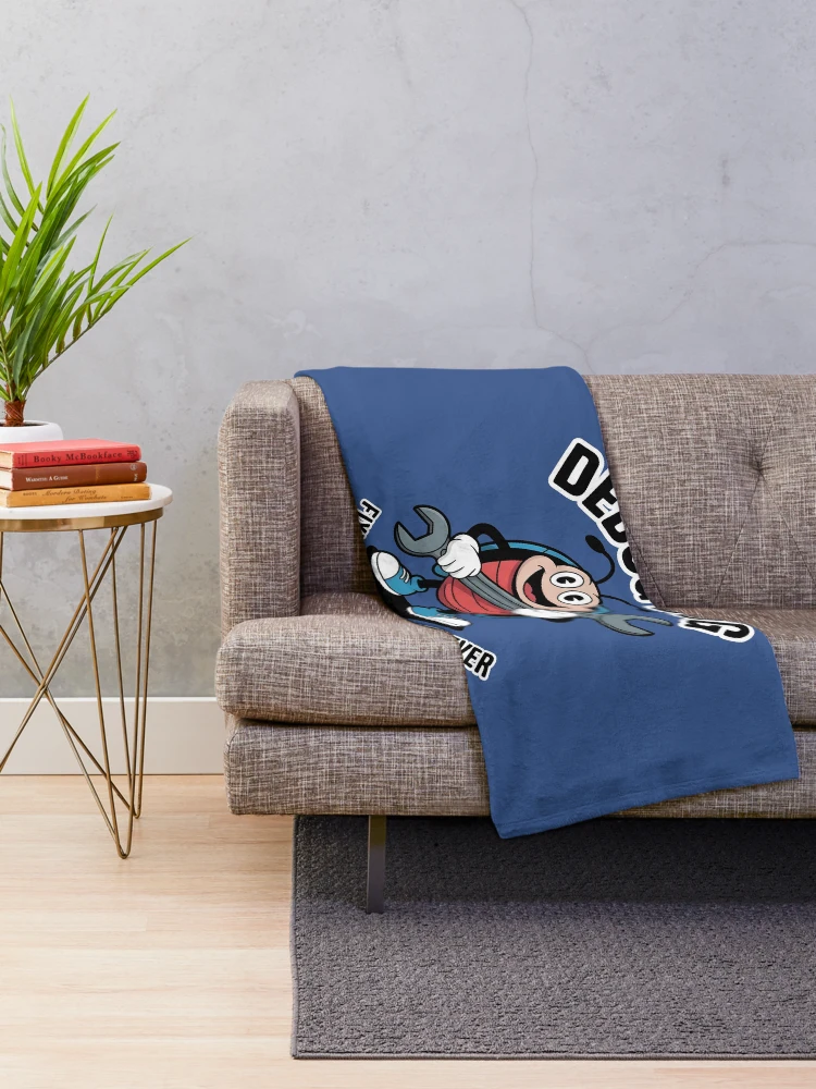 Thumbnail 2 of 6, Throw Blanket, Programmer Life Coding Humor - Debugging Bug designed and sold by Walter-Jrr.