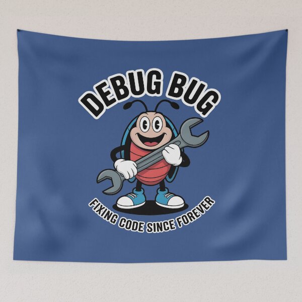 Item preview, Programmer Life Coding Humor - Debugging Bug designed and sold by Walter-Jrr.