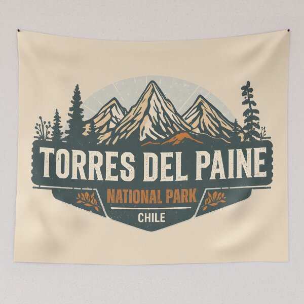 Item preview, Torres Del Paine National Park - Patagonia - Chile designed and sold by GoodOldVintage.