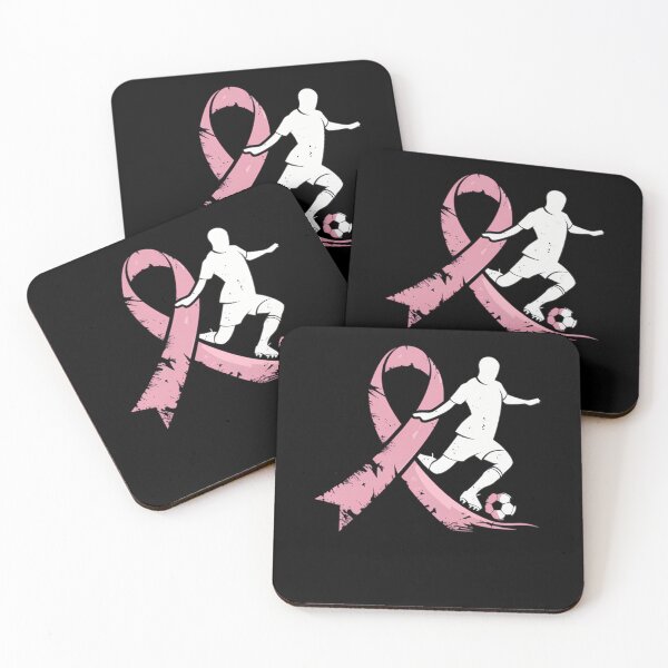 Item preview, Soccer Pink Ribbon Breast Cancer Awareness Sport designed and sold by Sunset4Bones.