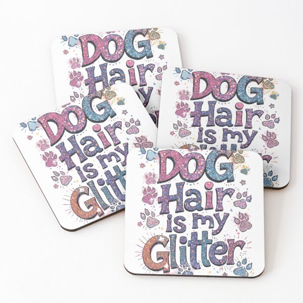 Item preview, Dog Hair Is My Glitter Funny Dog Mom Shirt | Cute Pet Lover Gift Tee designed and sold by Kayshies8120.