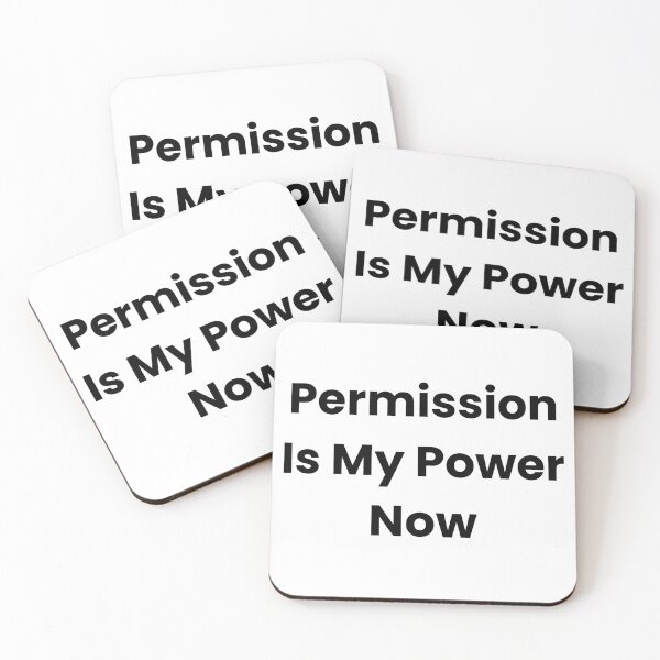 Item preview, Permission Is My Power Now designed and sold by The Winning Formula™ Prints.