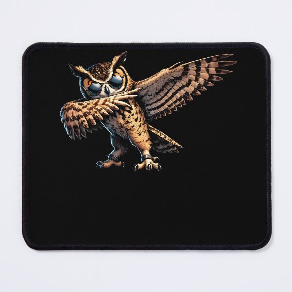 Item preview, Dabbing Eurasian Eagle Owl Animal Lover designed and sold by Kimberley King Art King Art.