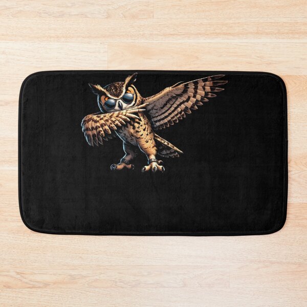 Item preview, Dabbing Eurasian Eagle Owl Animal Lover designed and sold by Kimberley King Art  King Art.