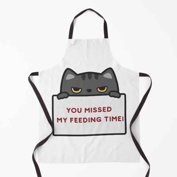 Item preview, "You Missed My Feeding Time!" Grumpy Cat designed and sold by MiraDesignCo.