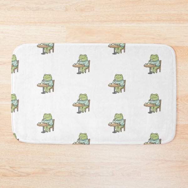 Item preview, Cute Frog Drinking Tea – Minimalist Cartoon Illustration designed and sold by LuxeGraphix.
