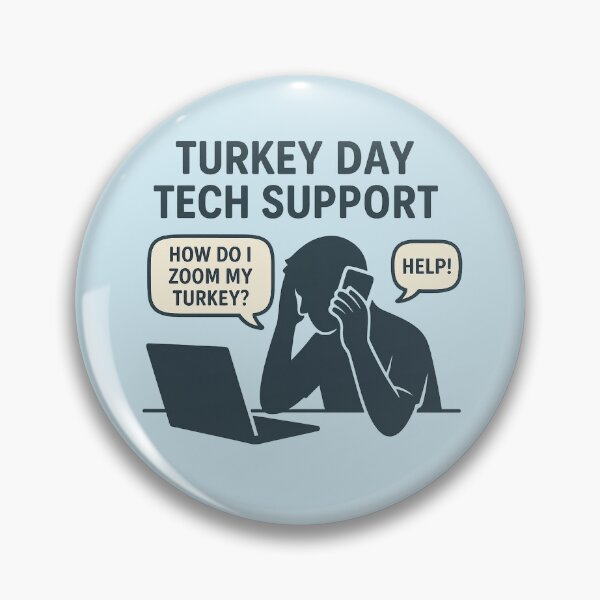 Artikelvorschau, Technischer Support zum Turkey Day entworfen und verkauft von Bratak.