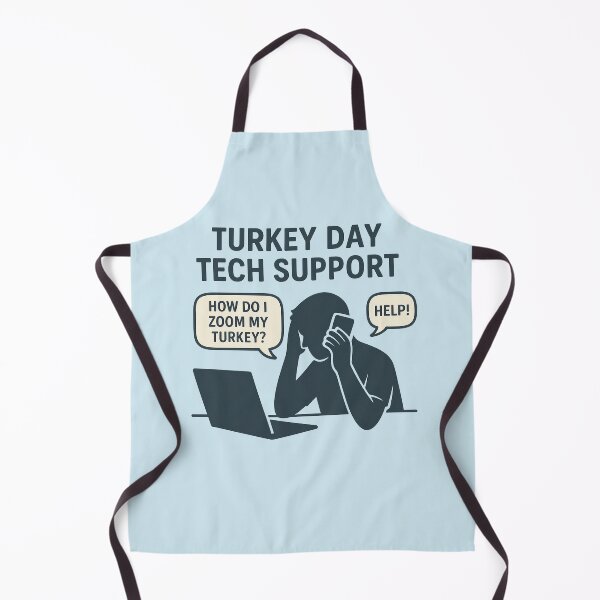 Item preview, Turkey Day Tech Support designed and sold by Bratak.