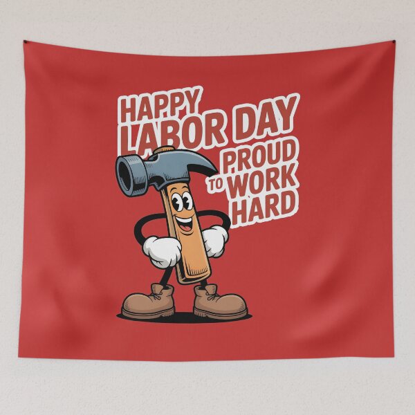Item preview, Happy Labor Day, Proud to work hard designed and sold by Walter-Jrr.