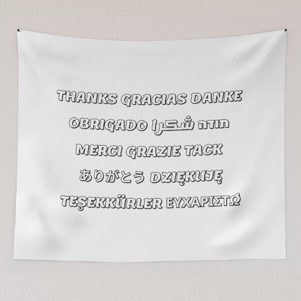 Item preview, Thanks in many languages designed and sold by Inspirationmotivation.