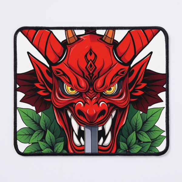 Item preview, Red Oni Mask with Dagger designed and sold by Eternal ronin.