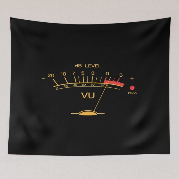 Item preview, Volume Vu Meter Vintage Audio Engineer Recording Studio Gear Head Musician Guitar designed and sold by germvuako2.