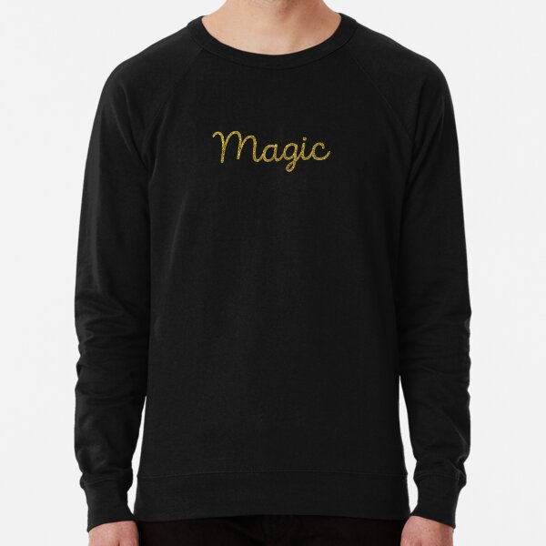 black hoodie with gold writing