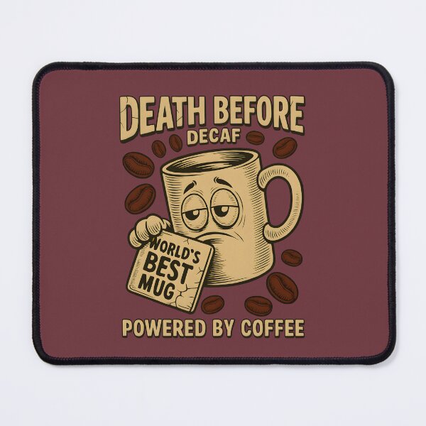 Item preview, Death Before Decaf – Vintage Coffee designed and sold by Walter-Jrr.