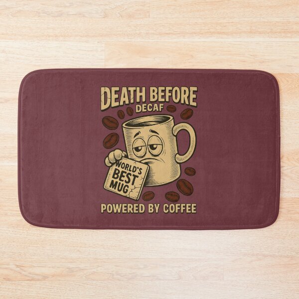 Item preview, Death Before Decaf – Vintage Coffee designed and sold by Walter-Jrr.