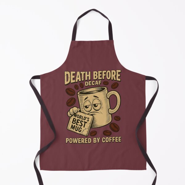 Item preview, Death Before Decaf – Vintage Coffee designed and sold by Walter-Jrr.