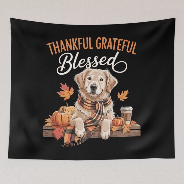 Item preview, Golden Retriever Dog pumpkin spice Happy Fall Yall autumn designed and sold by Sunset4Bones.
