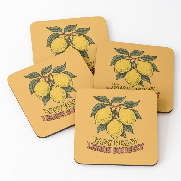 Item preview, Easy Peasy Lemon Squeezy Funny Citrus Humor Design designed and sold by FrictionMaxxing.