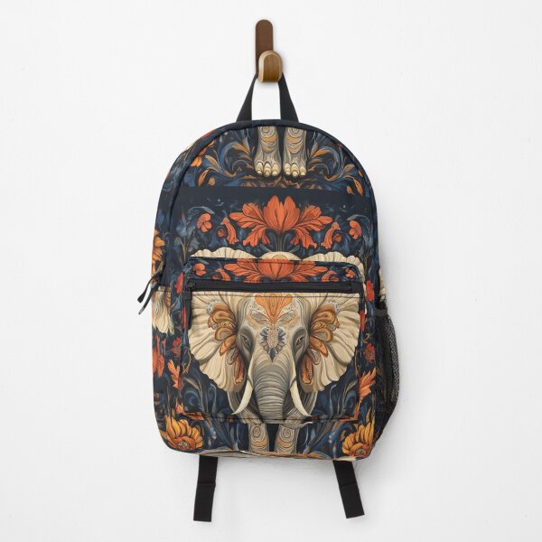 Item preview, Detailed Ornate Elephant design with Floral Decorations. designed and sold by HEMRO.