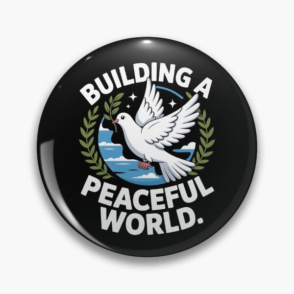 Item preview, Building A Peaceful World - Dove & Olive Branch designed and sold by DarylWelsh2024.