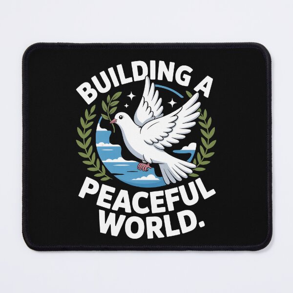 Item preview, Building A Peaceful World - Dove & Olive Branch designed and sold by DarylWelsh2024.