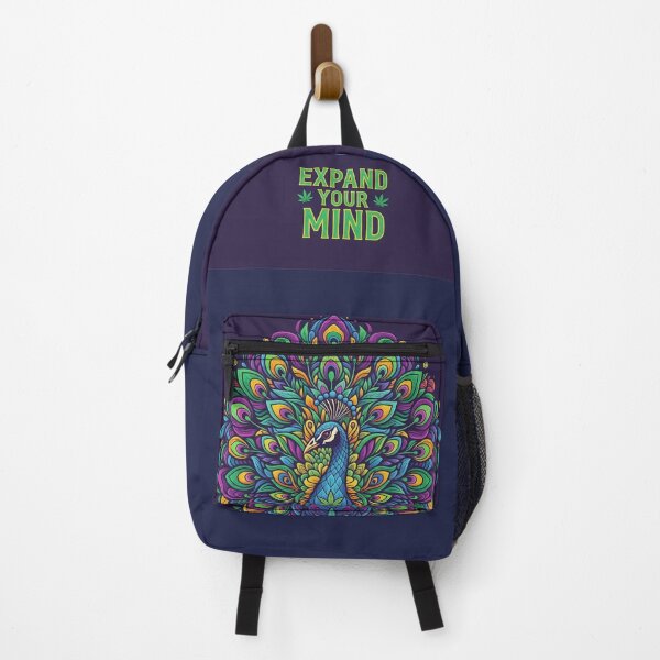Item preview, Expand Your Mind Psychedelic Peacock Art designed and sold by Wizdem Artworkz.