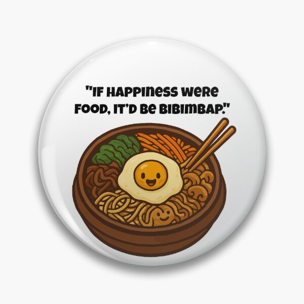 Item preview, If Happiness Were Food – Bibimbap Bliss designed and sold by Latitude 1°N.