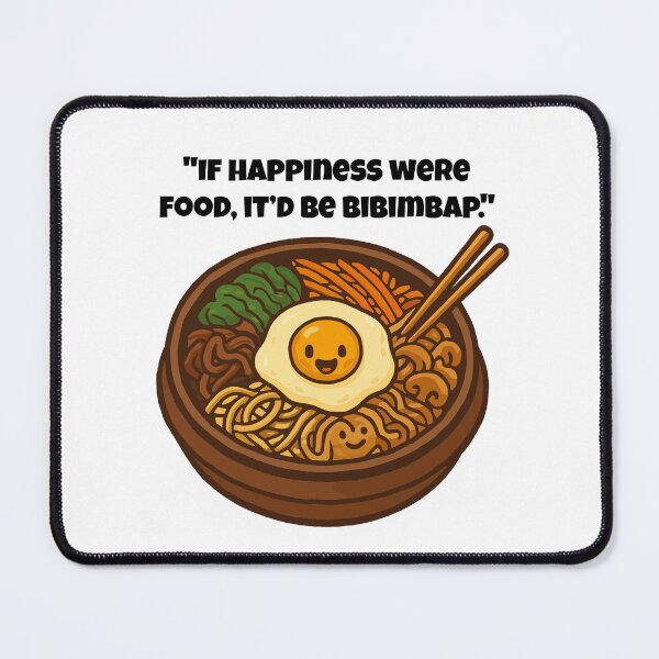 Item preview, If Happiness Were Food – Bibimbap Bliss designed and sold by Latitude 1°N.