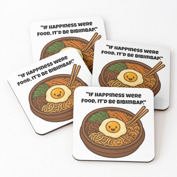 Item preview, If Happiness Were Food – Bibimbap Bliss designed and sold by Latitude 1°N.