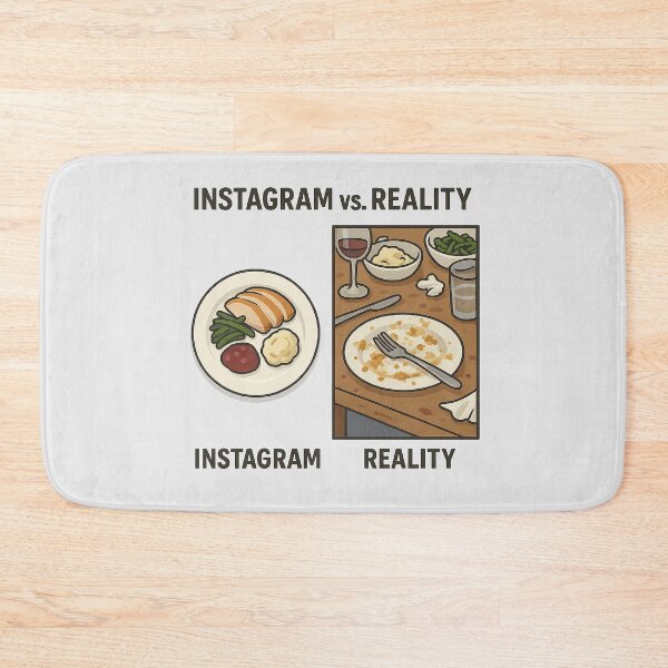Item preview, Instagram vs. Reality: Thanksgiving designed and sold by Bratak.